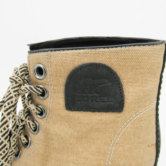 Sorel Boots Womens Size 7 EU 38 Joan of Arctic Wedge PDX 1964 Ankle Tan - Picture 2 of 9